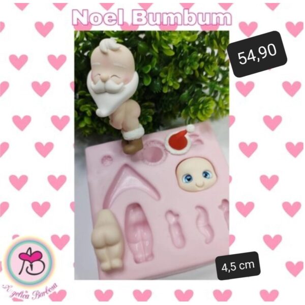 Molde Noel bumbum Angélica Barbosa - Imagem 1