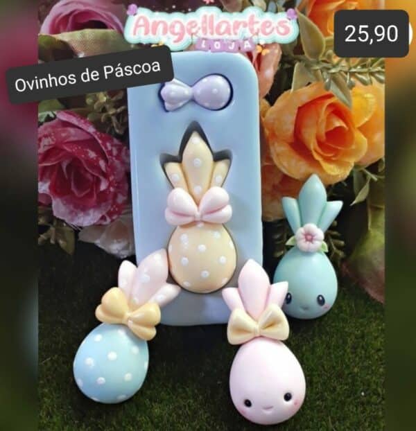 Molde Ovinhos de Páscoa Angellartes - Imagem 1
