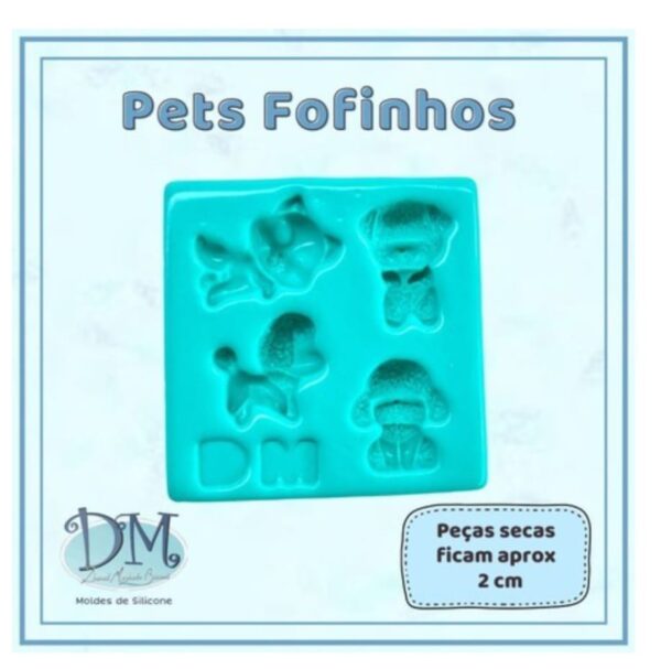 Molde Pets Fofinhos Deivid Machado - Imagem 2
