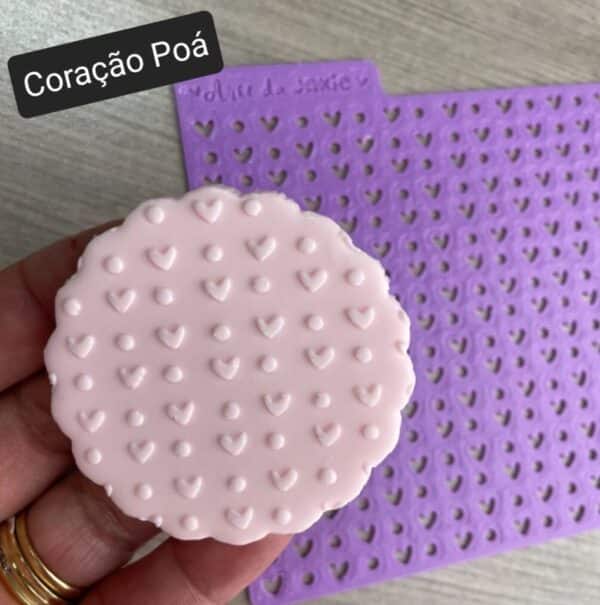 Stencil Coração Poá Arte da Jakie - Imagem 1