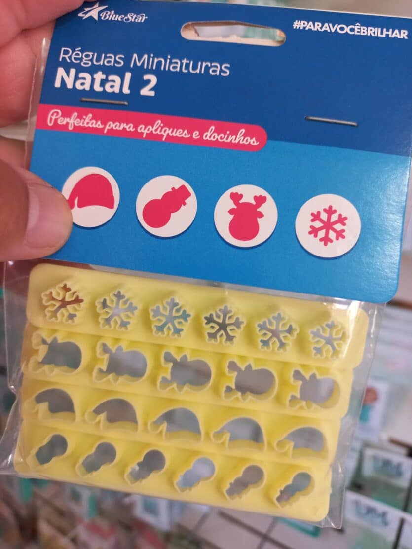 Kit Régua Miniaturas Natal 2 Blue Star