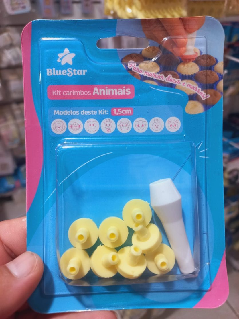 KIT CARIMBOS ANIMAIS AMARELO Blue Star