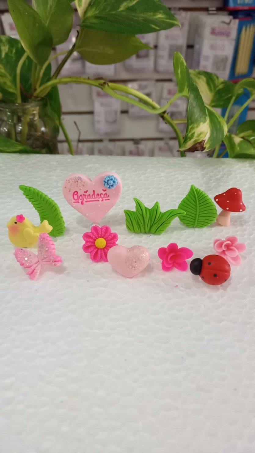Kit Enfeite de chimarrão Plaquinha Agradeça