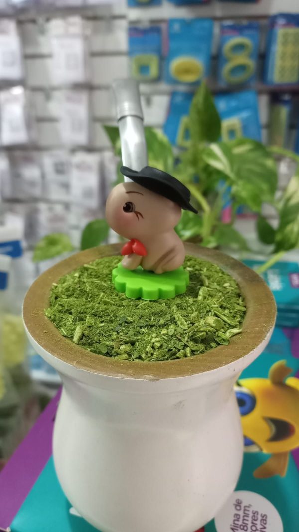 Enfeite de chimarrão Capivara Gaúcho - Imagem 1